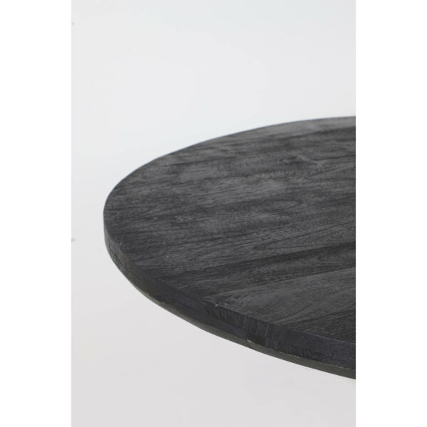 Eettafel Yellov - Hout Zwart-zwart Light & Living Eettafel 6765812