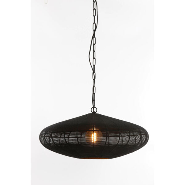Hanglamp Bahoto - Mat Zwart Light & Living Hanglamp 2978112