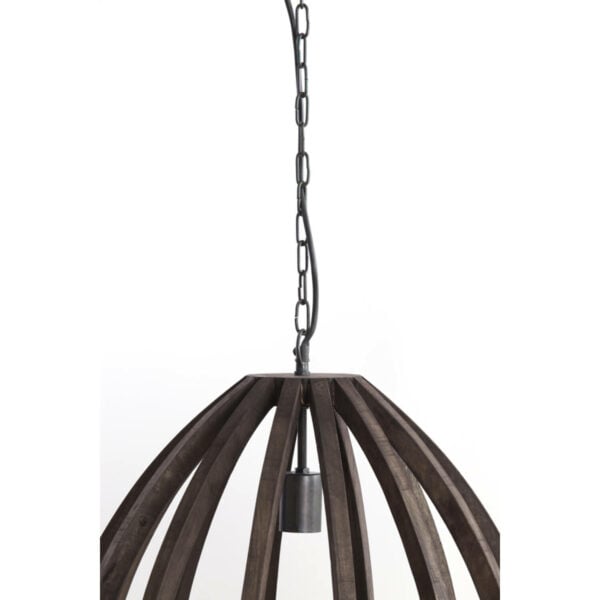 Hanglamp Barsia - Hout Donker Bruin Light & Living Hanglamp 2975290