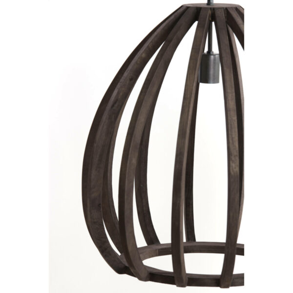 Hanglamp Barsia - Hout Donker Bruin Light & Living Hanglamp 2975290