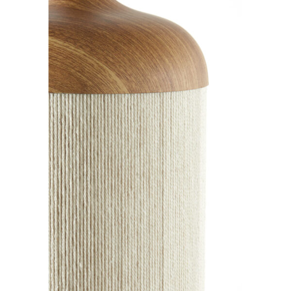 Hanglamp Dania - Hout Print Naturel+touw Crème Light & Living Hanglamp 2980443