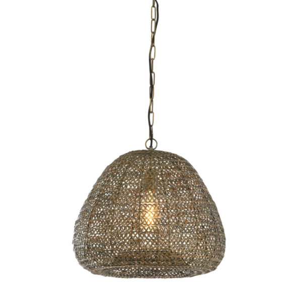 Hanglamp Finou - Antiek Brons Light & Living Hanglamp 2970218