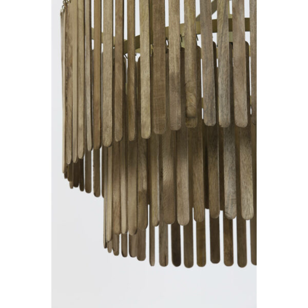 Hanglamp Gularo - Hout Bruin+brons Light & Living Hanglamp 2950564