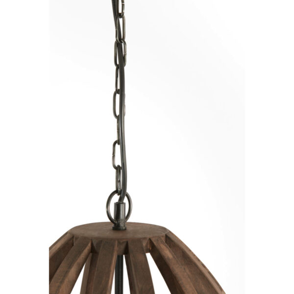 Hanglamp Haranka - Hout Chocolade Bruin Light & Living Hanglamp 2932764