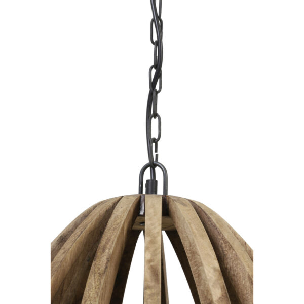 Hanglamp Haranka - Hout Donker Bruin Light & Living Hanglamp 2932784