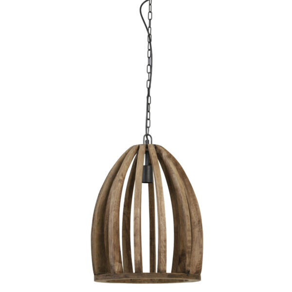 Hanglamp Haranka - Hout Donker Bruin Light & Living Hanglamp 2932784