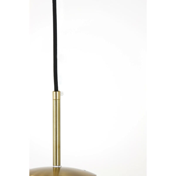 Hanglamp Magdala - Glas Bruin+goud Light & Living Hanglamp 2957282