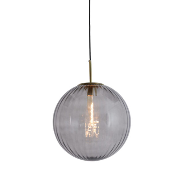 Hanglamp Magdala - Glas Licht Grijs+goud Light & Living Hanglamp 2957327