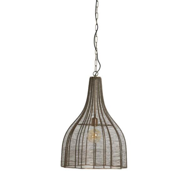 Hanglamp Mariama - Antiek Brons Light & Living Hanglamp 2975718