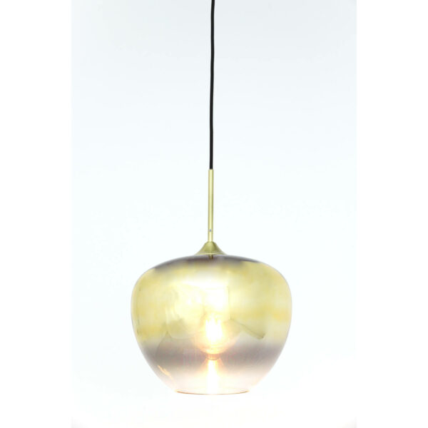 Hanglamp Mayson - Glas Goud-helder+goud Light & Living Hanglamp 2952385