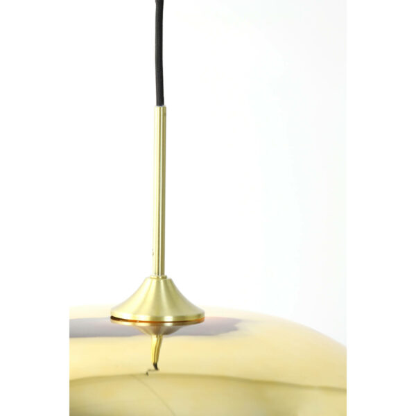 Hanglamp Mayson - Glas Goud-helder+goud Light & Living Hanglamp 2952385