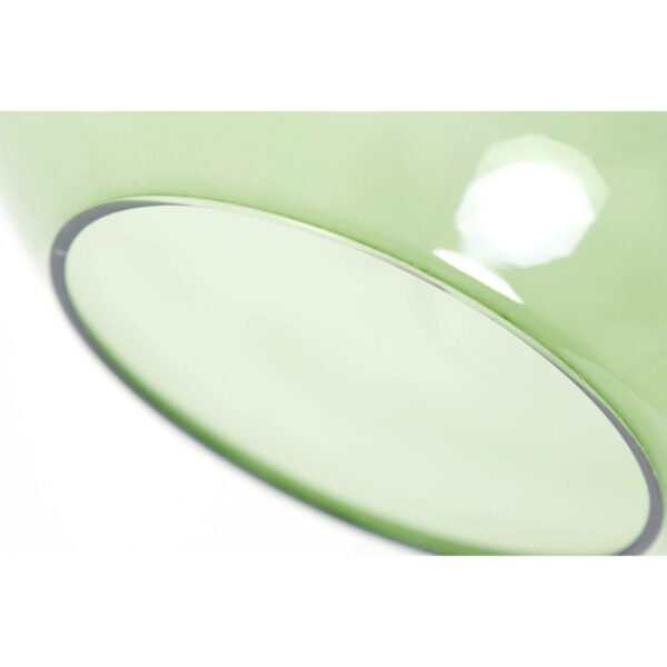 Hanglamp Mayson - Glas Groen-mat Zwart Light & Living Hanglamp 2952481