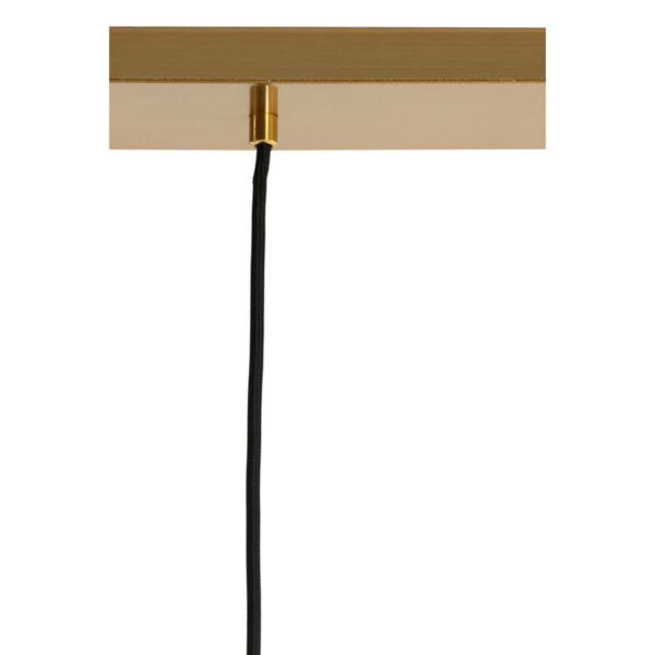 Hanglamp Medina - Glas Amber+goud Light & Living Hanglamp 2974485