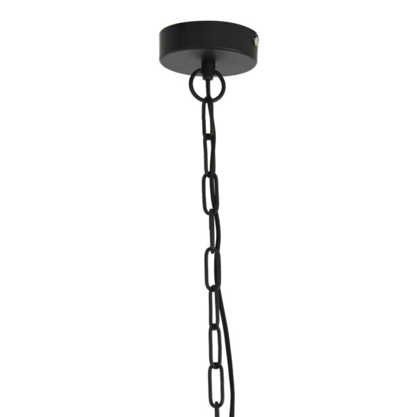 Hanglamp Mirana - Mat Zwart Light & Living Hanglamp 2941558