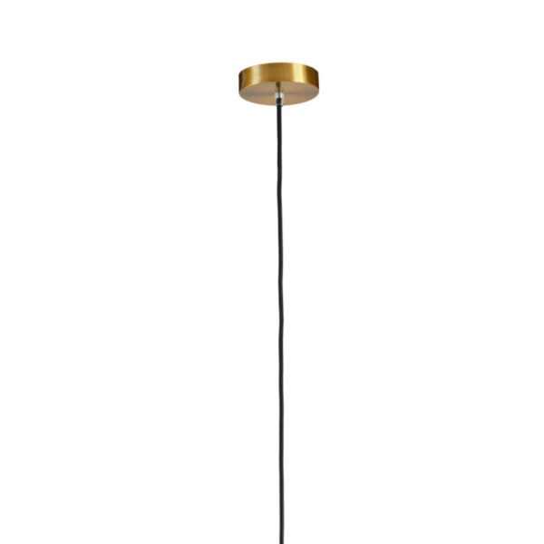 Hanglamp Myles - Smoke Glas+antiek Brons Light & Living Hanglamp 2971027