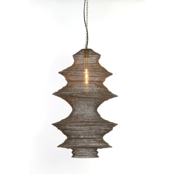 Hanglamp Nakisha - Antiek Brons Light & Living Hanglamp 2973918