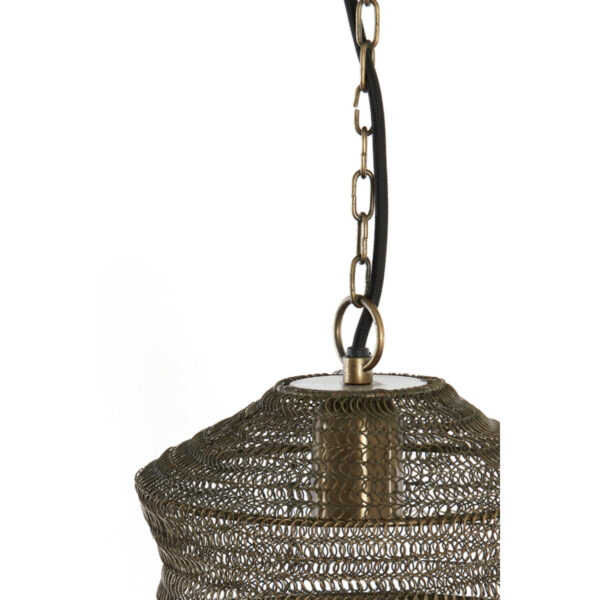 Hanglamp Nakisha - Antiek Brons Light & Living Hanglamp 2973918