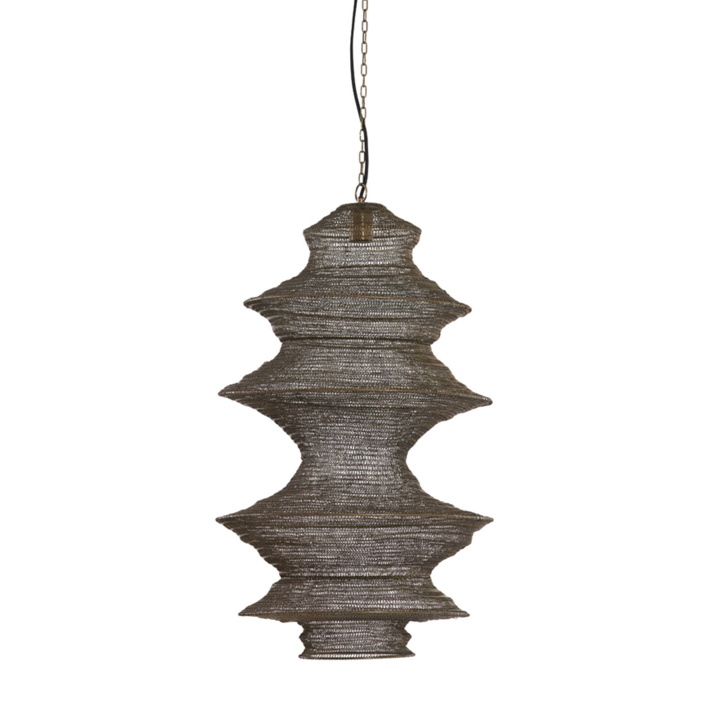 Hanglamp Nakisha - Antiek Brons Light & Living Hanglamp 2973918