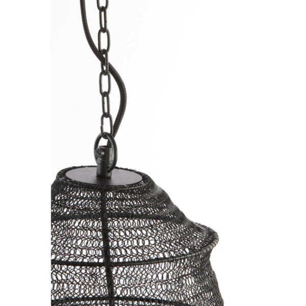 Hanglamp Nakisha - Mat Zwart Light & Living Hanglamp 2973912