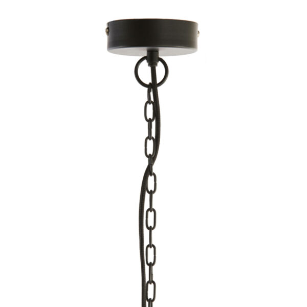 Hanglamp Nakisha - Mat Zwart Light & Living Hanglamp 2973912