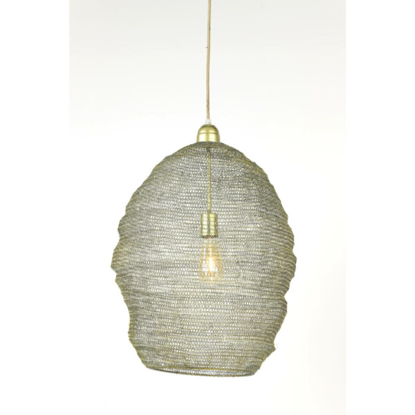 Hanglamp Nikki - Gaas Licht Goud Light & Living Hanglamp 3072585