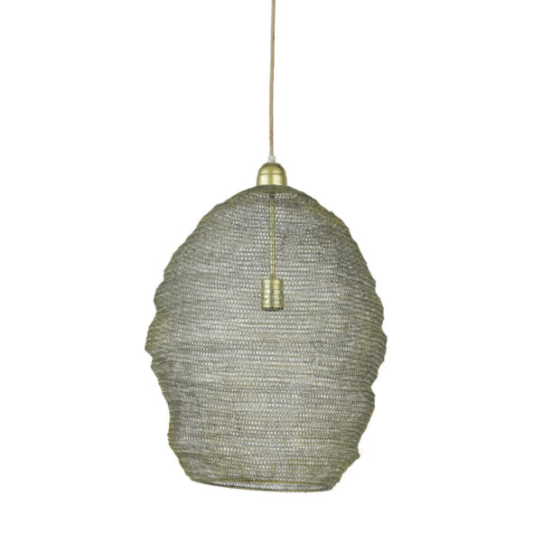 Hanglamp Nikki - Gaas Licht Goud Light & Living Hanglamp 3072585