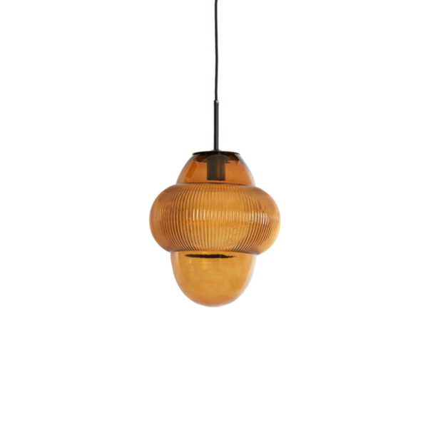 Hanglamp Ovnis - Glas Bruin Light & Living Hanglamp 2981364