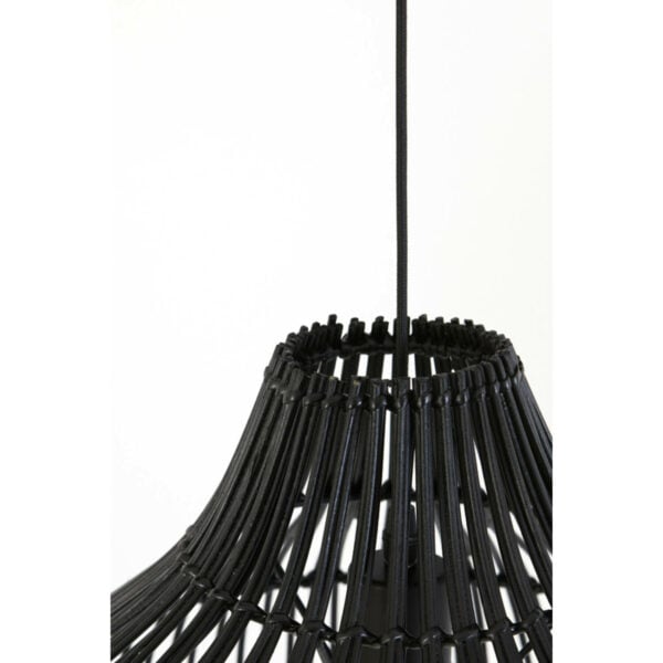 Hanglamp Pacino - Rotan Zwart Light & Living Hanglamp 2950712