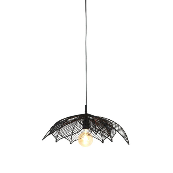 Hanglamp Pavas - Mat Zwart Light & Living Hanglamp 2964012