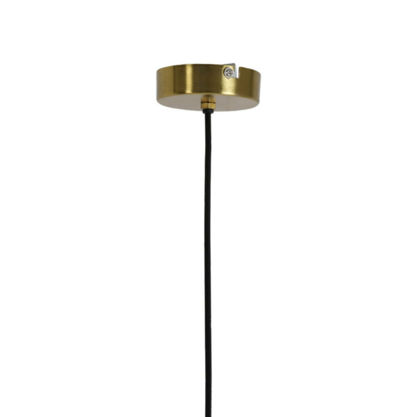 Hanglamp Pleat - Glas Bruin+goud Light & Living Hanglamp 2971964