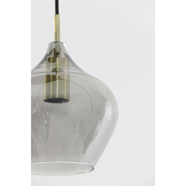 Hanglamp Rakel - Antiek Brons+smoke Light & Living Hanglamp 2948927