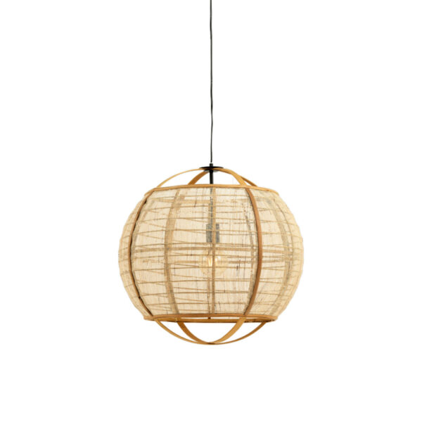 Hanglamp Reeva - Linnen Beige Light & Living Hanglamp 2972113