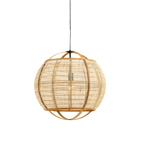 Hanglamp Reeva - Linnen Beige Light & Living Hanglamp 2972213