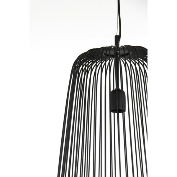 Hanglamp Rilanu - Mat Zwart Light & Living Hanglamp 2962312