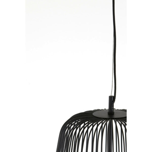 Hanglamp Rilanu - Mat Zwart Light & Living Hanglamp 2962312