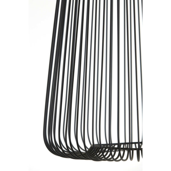 Hanglamp Rilanu - Mat Zwart Light & Living Hanglamp 2962312