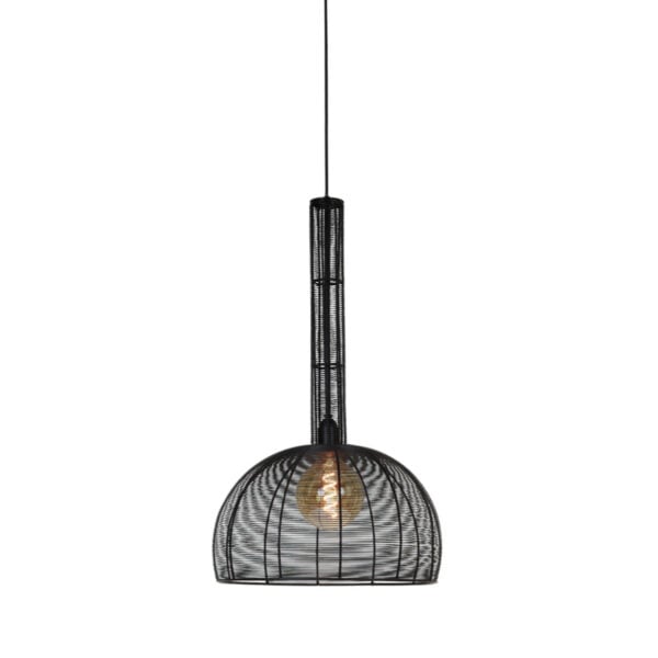 Hanglamp Tartu - Mat Zwart Light & Living Hanglamp 2968312