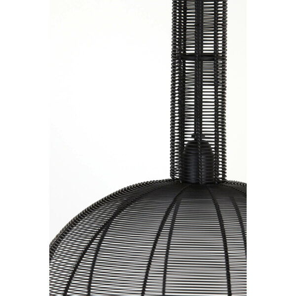 Hanglamp Tartu - Mat Zwart Light & Living Hanglamp 2968312