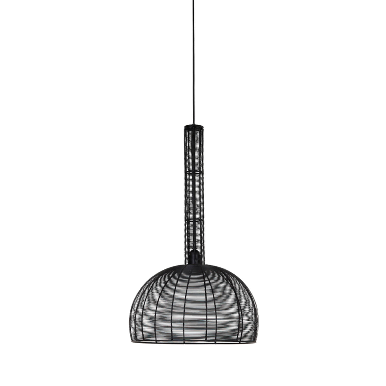 Hanglamp Tartu - Mat Zwart Light & Living Hanglamp 2968312