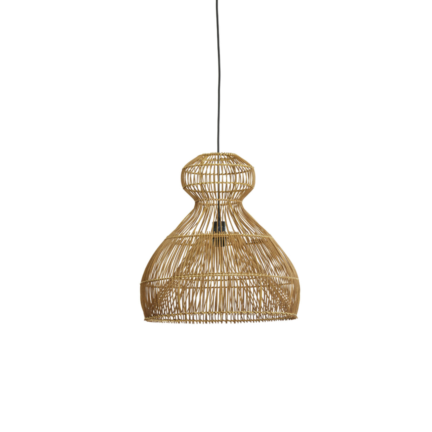 Light&living Hanglamp Ø50x51,5 cm VIME rotan donker bruin
