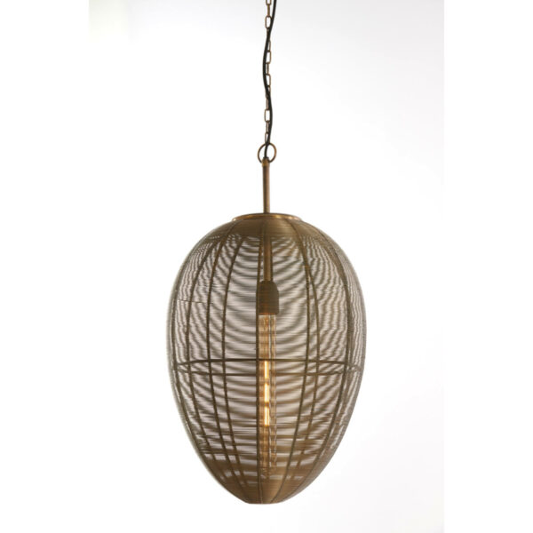 Hanglamp Yaelle - Antiek Brons Light & Living Hanglamp 2969718