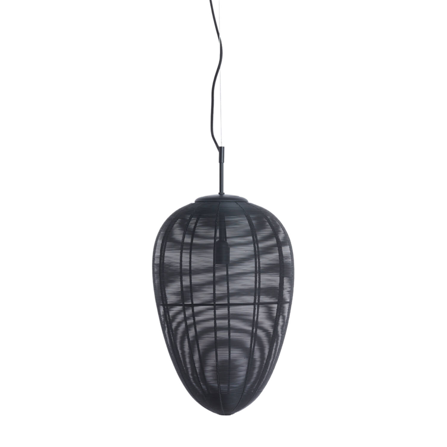 Hanglamp Yaelle - Mat Zwart Light & Living Hanglamp 2969712