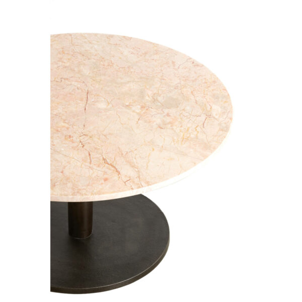 Salontafel Pazo - Zand-roze Marmer+donker Bruin Light & Living Salontafel 6794261