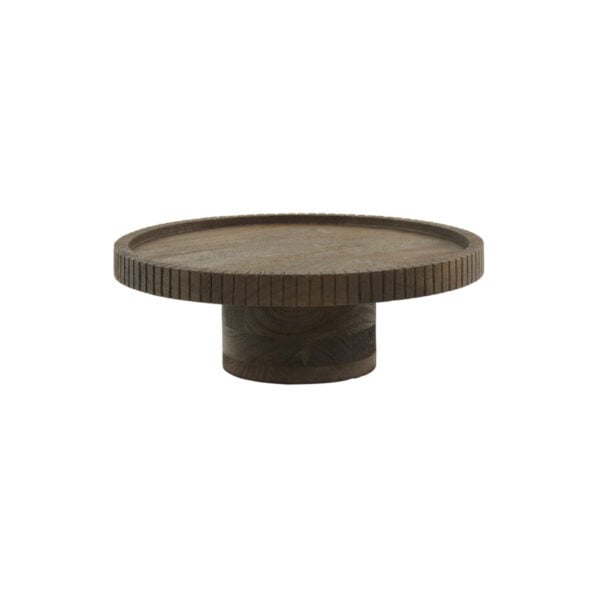 Schaal Caleta - Hout Mat Roodbruin Light & Living Schaal 6338061