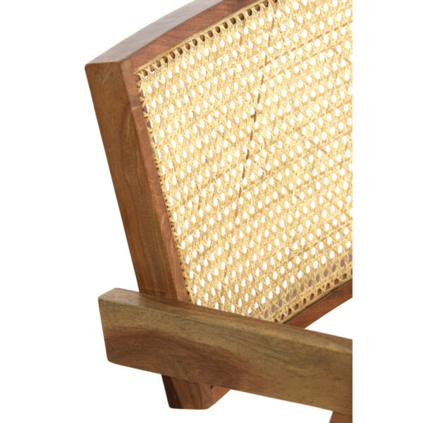 Stoel Morazan - Hout Naturel+rotan Naturel Light & Living Eetkamerstoel 6862984