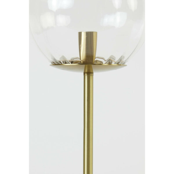 Tafellamp Magdala - Glas Helder+goud Light & Living Tafellamp 1871963