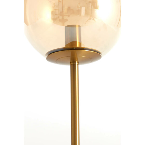 Tafellamp Medina - Glas Amber+goud Light & Living Tafellamp 1871985