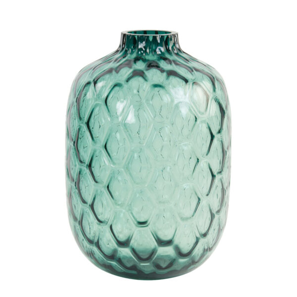 Vaas Carino - Glas Turquoise Light & Living Vaas 5988593