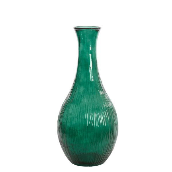 Vaas Jutha - Glas Donker Groen Light & Living Vaas 5840576