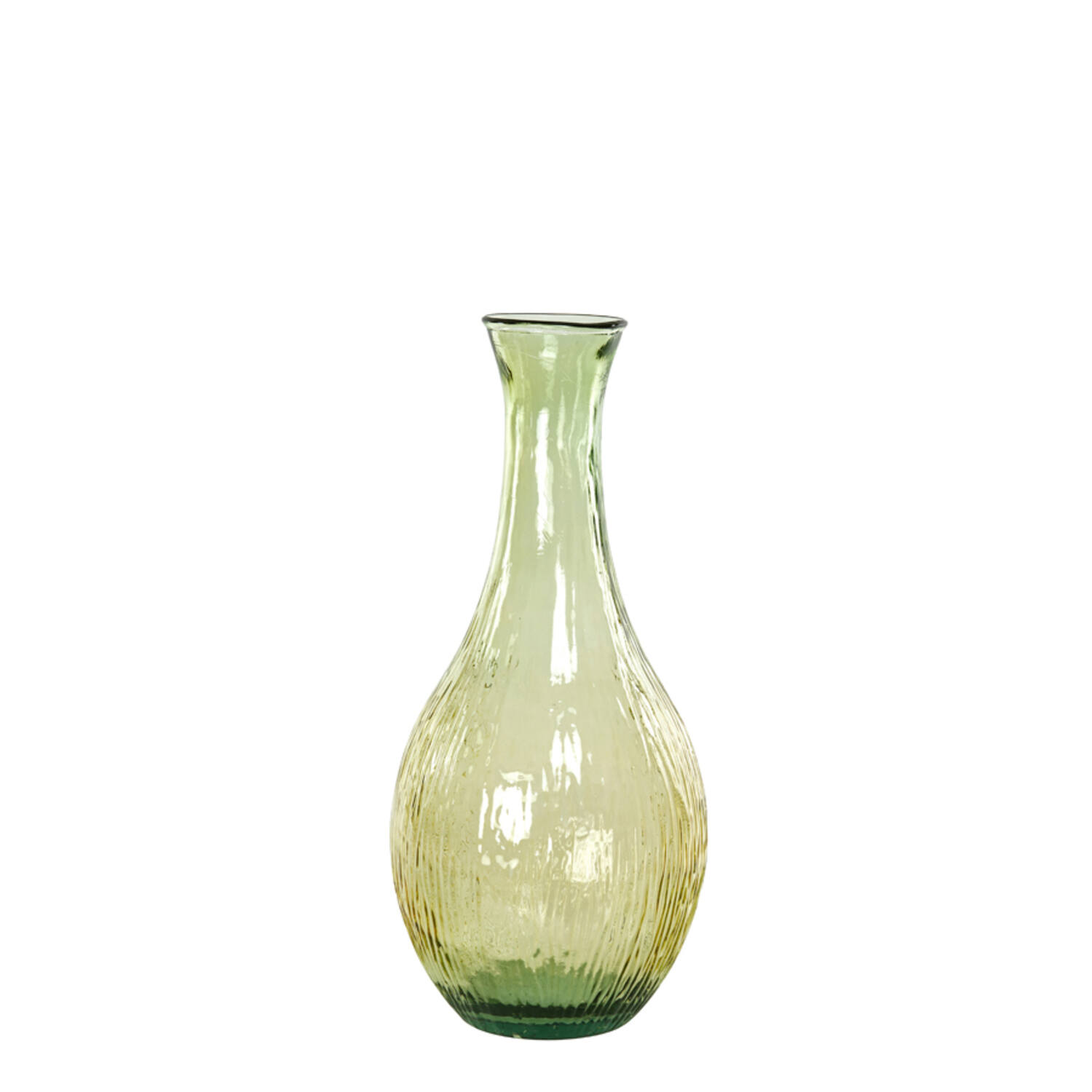 Vaas Jutha - Glas Glans Licht Geel Light & Living Vaas 5840503